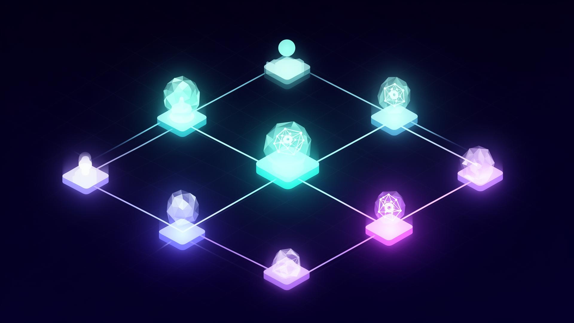 Verbundene KI-Agenten in einem Framework